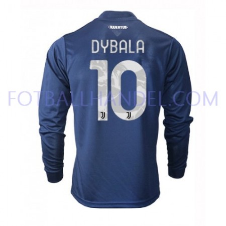 Herre Fotballdrakter Juventus Paulo Dybala 10 Borte 2020-21 Langermet